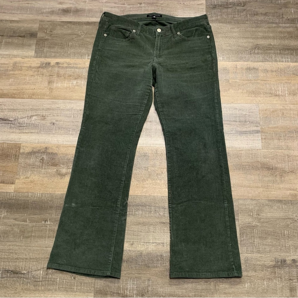 Lucky Brand Sweet Mid Rise Bootcut Green Corduroy Pants Women’s Size 10/30